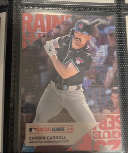 2025 Topps Series 1 Training Grounds #TG-15 Corbin Carroll — front