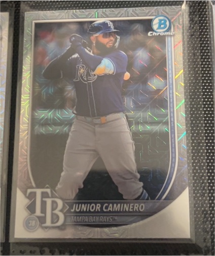 2025 Bowman Chrome #13 Junior Caminero — front