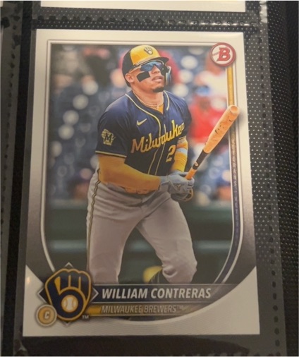 2025 Bowman #70 William Contreras — front