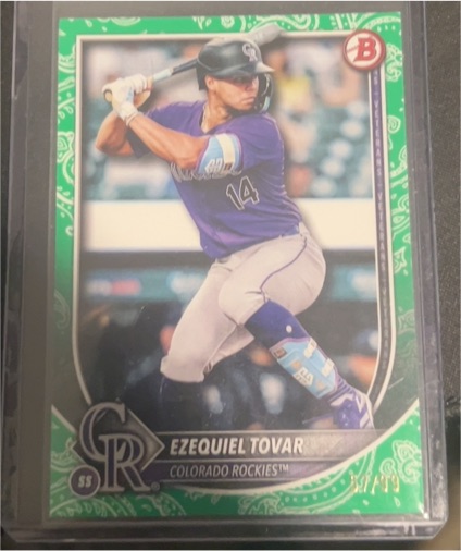 2025 Bowman #84 Ezequiel Tovar — front