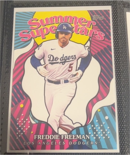 2025 Topps Series 2 #SS-21 Freddie Freeman Summer Superstars — front