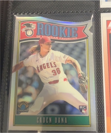 2025 Bowman Rookie of the Year Favorites #ROY-7 Caden Dana — front