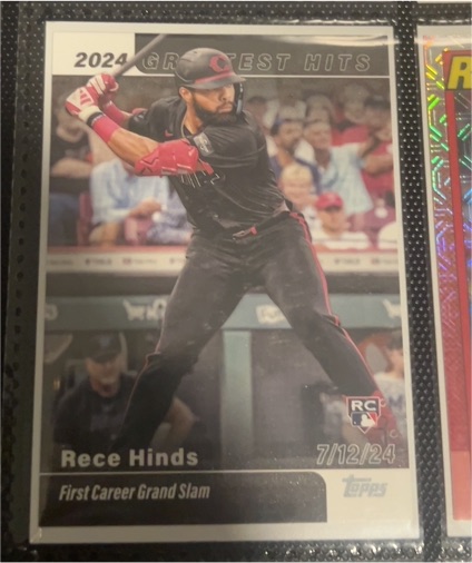 2025 Topps Series 1 #GH-22 Rece Hinds — front
