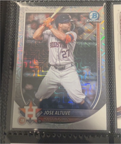 2025 Bowman Chrome #63 Jose Altuve — front