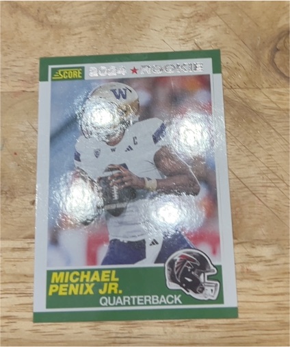 2024 Score 35th Anniversary Rookie #7 Michael Penix Jr. — front