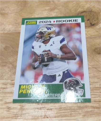 2024 Panini Score #7 Michael Penix Jr. — front