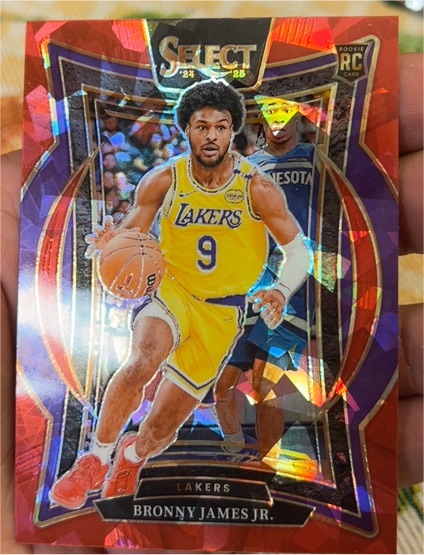2024-25 Panini Select #90 Bronny James Jr. — front