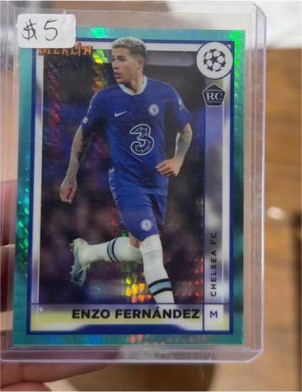 2022-23 Topps Merlin Chrome #147 Enzo Fernández Rookie — front