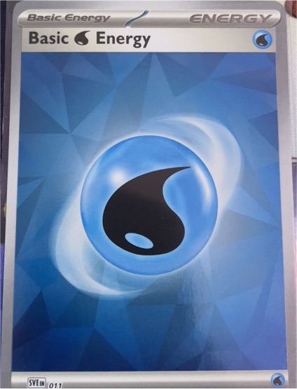 2025 Pokémon Scarlet & Violet Prismatic Evolutions #011 Basic Water Energy — front