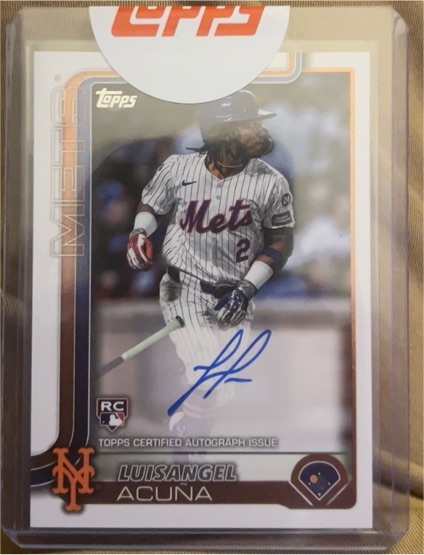 2025 Topps #RC Luisangel Acuna — front