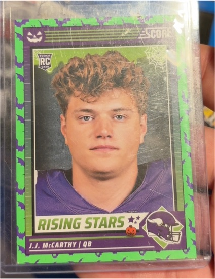 2024 Panini Score-A-Treat #19 J.J. McCarthy — front