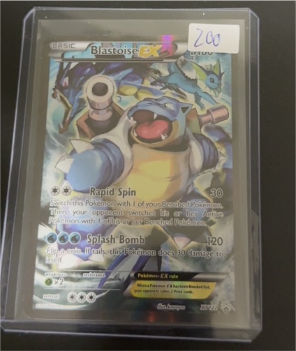 2016 Pokémon Black Star Promo XY122 Blastoise EX — front