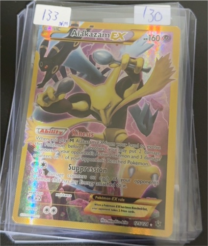 2016 Pokémon XY Fates Collide #125/124 Alakazam EX — front
