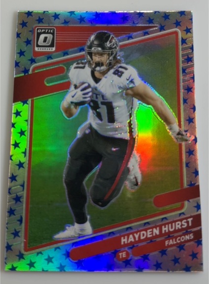 2021 Donruss Optic #152 Hayden Hurst — front