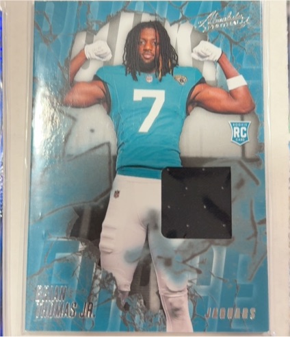 2024 Panini Absolute Rookie Force #RF-BTJ Brian Thomas Jr. — front