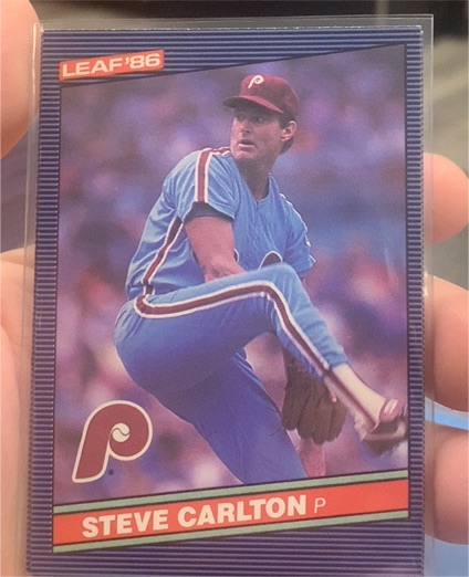 1986 Leaf #117 Steve Carlton — front