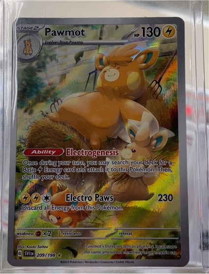 2023 Pokémon Scarlet & Violet #209/198 Pawmot — front