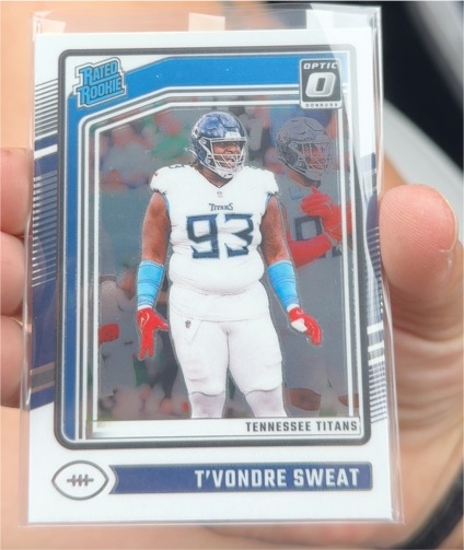 2024 Donruss Optic #295 T'Vondre Sweat — front