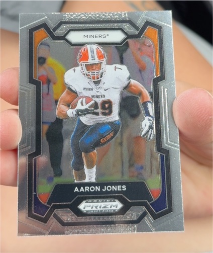 2024 Panini Prizm Draft Picks #49 Aaron Jones — front