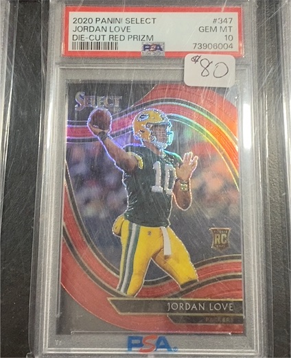 2020 Panini Select #347 Jordan Love — front