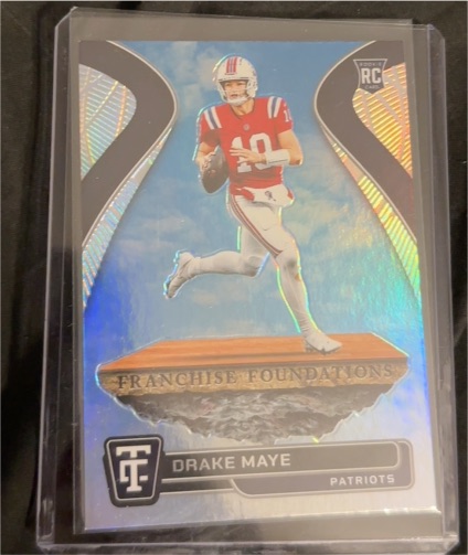 2024 Panini Totally Certified #16 Drake Maye Franchise Foundations — front