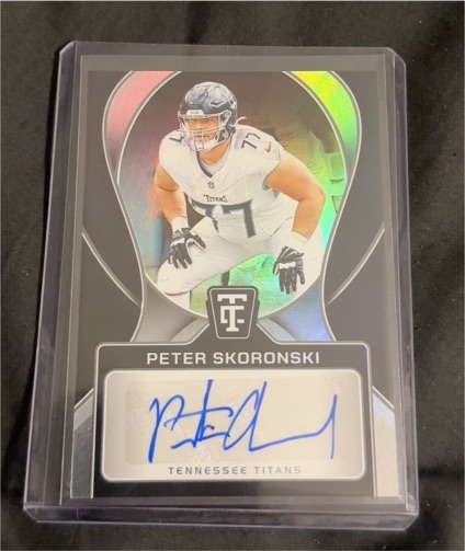 2024 Panini Totally Certified #SIG-PSI Peter Skoronski — front
