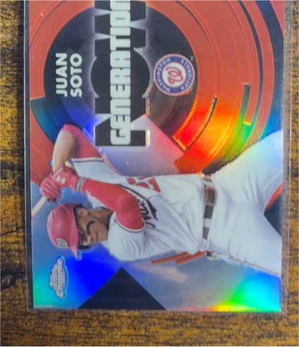 2022 Topps Chrome Generation Now #GN-3 Juan Soto — front