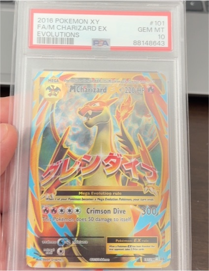 2016 Pokémon XY Evolutions #101 Charizard EX — front