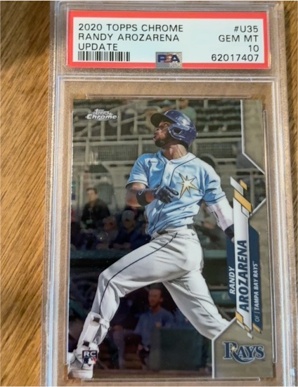 2020 Topps Chrome Update #U35 Randy Arozarena — front