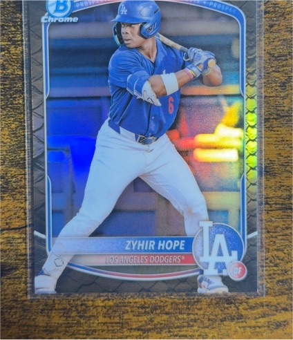 2025 Bowman Chrome Prospects #BCP-2 Zyhir Hope — front