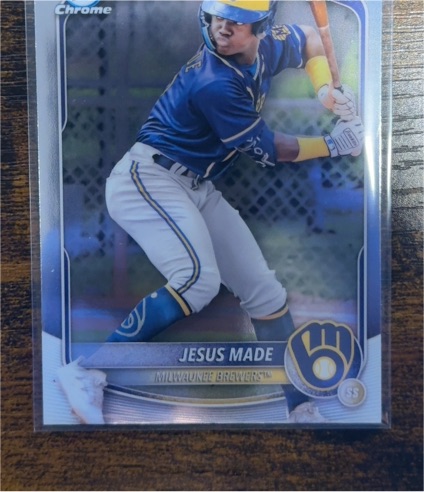 2025 Bowman Chrome #BCP-50 Jesus Made — front