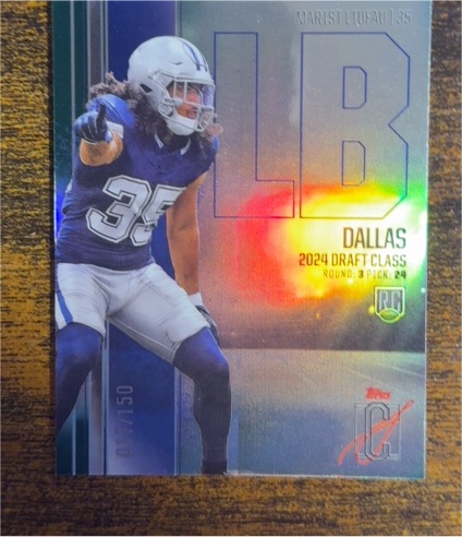 2024 Topps Signature Class #96 Marist Liufau — front