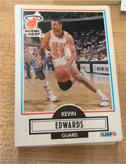 1990 Fleer #99 Kevin Edwards — front