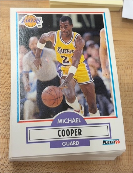 1990 Fleer #90 Michael Cooper — front