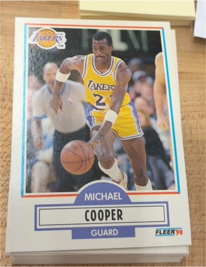 1990-91 Fleer #90 Michael Cooper — front