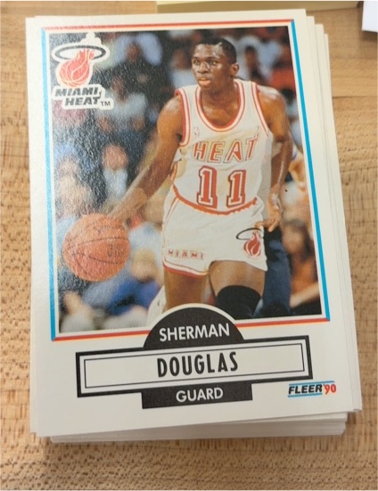 1990 Fleer #98 Sherman Douglas — front