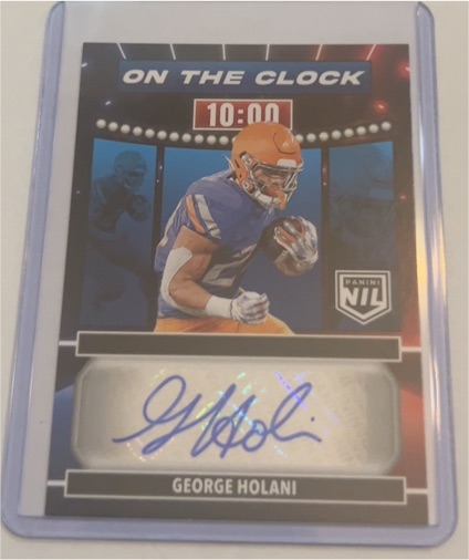 2024 Panini Prestige On The Clock George Holani — front