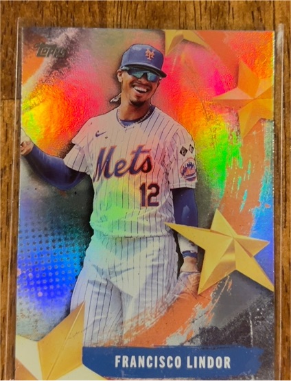 2025 Topps Series 1 Stars of MLB #SMLB-11 Francisco Lindor — front