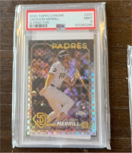 2024 Topps Chrome #207 Jackson Merrill — front