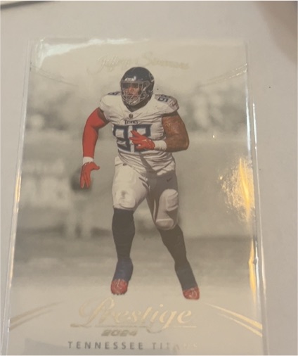2024 Panini Prestige #290 Jeffrey Simmons — front