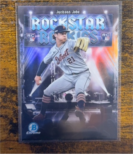 2025 Bowman Chrome #RR-10 Jackson Jobe Rockstar Rookies — front