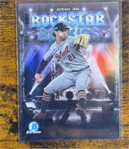 2025 Bowman Chrome #RR-10 Jackson Jobe Rockstar Rookies — front
