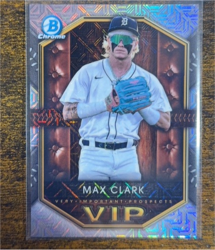 2025 Bowman Chrome #VIP-10 Max Clark — front