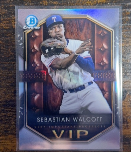 2025 Bowman Chrome VIP #VIP-3 Sebastian Walcott — front