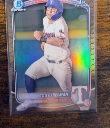 2025 Bowman Chrome #BCP-112 Cody Freeman — front