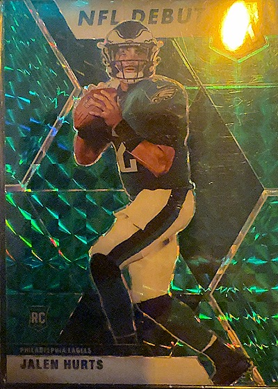 2021 Panini Mosaic NFL Debut Jalen Hurts — front