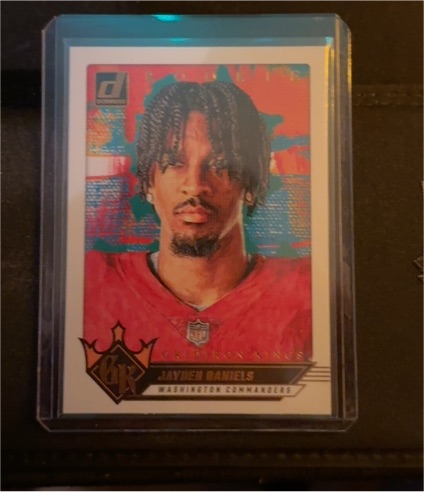 2024 Panini Donruss Rookie Gridiron Kings #1 Jayden Daniels — front
