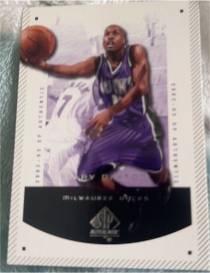 2002-03 SP Authentic #46 Gary Payton — front