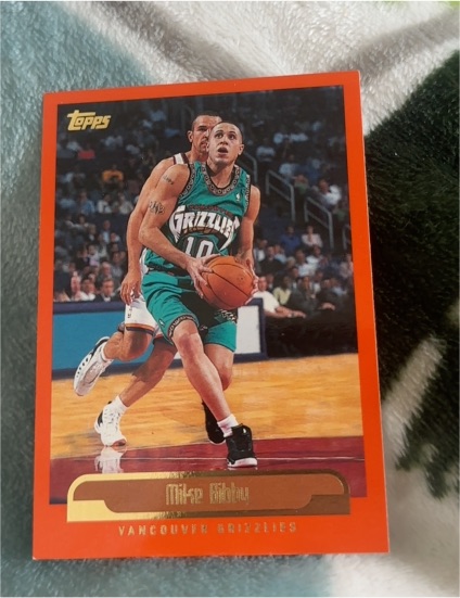 1999-2000 Topps #101 Mike Bibby Vancouver Grizzlies — front