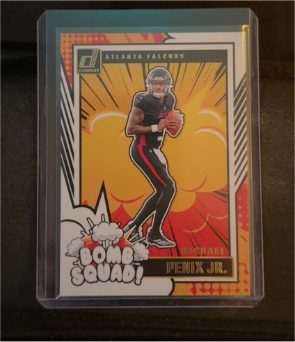 2024 Panini Donruss #1 Michael Penix Jr. Bomb Squad — front